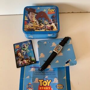 Limited Edition Vintage Fossil 1996Toy Story Collectors Watch Disney